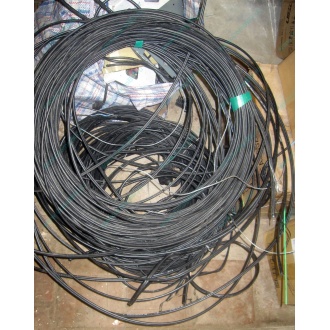 Оптический кабель Б/У для внешней прокладки (с металлическим тросом) в Монино, оптокабель БУ (Монино)