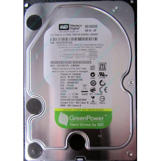 Б/У жёсткий диск 1Tb Western Digital WD10EVVS Green (WD AV-GP 1000 GB) 5400 rpm SATA (Монино)