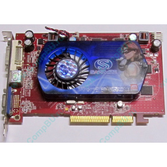 Б/У видеокарта 512Mb DDR2 ATI Radeon HD2600 PRO AGP Sapphire (Монино)
